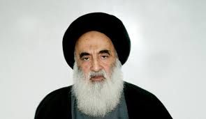 السيد السيستاني يطالب برفع صوره من الأماكن العامة وطريق مشاة الزائرين