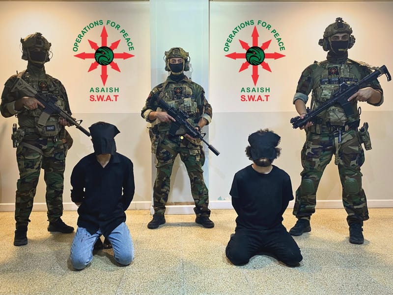 اعتقال مسلحين هاجموا مركز شرطة في السليمانية