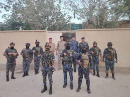 عمليات بغداد تنفذ الممارسة الأولى لتأمين الحماية للمراكز الانتخابية