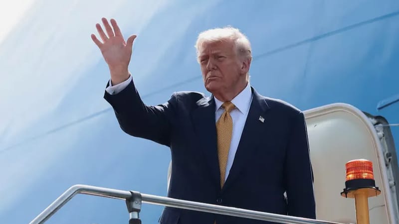 الرئيس الأميركي دونالد ترامب يتوجه إلى اليابان