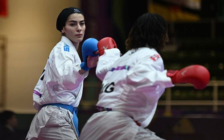 كوردية من كرمانشاه تفوز ببطولة الدول الإسلامية للكاراتيه