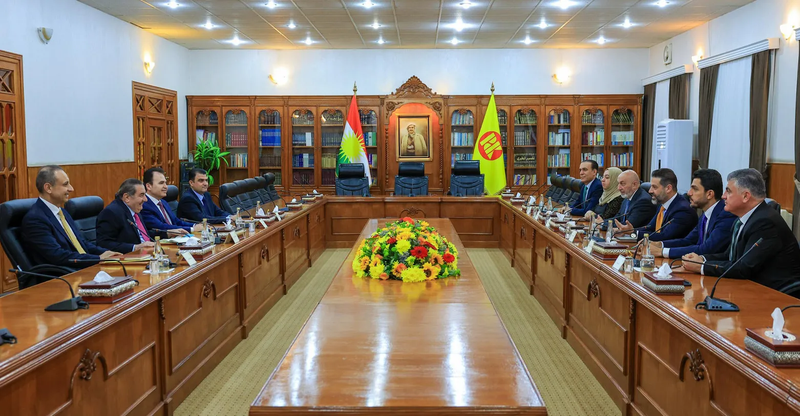 منصب رئيس جمهورية العراق على طاولة الديمقراطي والاتحاد في أربيل