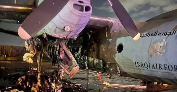 الدفاع العراقية تتوعد بـ"رد حازم" بعد تضرر إحدى مقاتلاتها جراء هجوم صاروخي