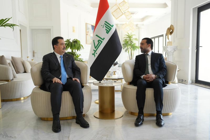 رئيس الوزراء ورئيس حزب تقدم يؤكدان على استكمال تشكيل حكومة تلبي تطلعات المواطنين