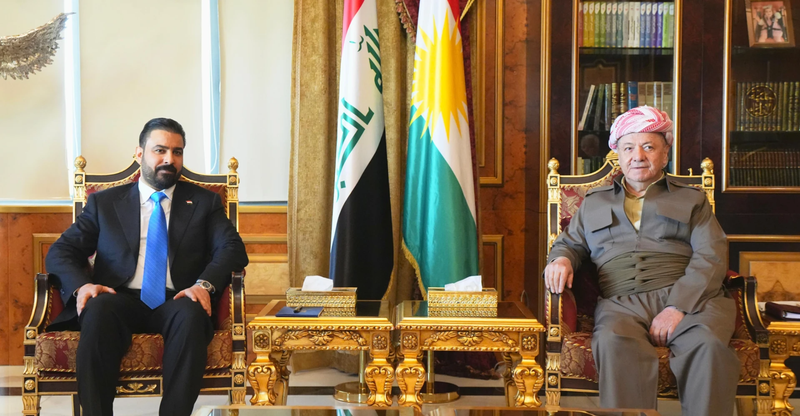 بارزاني يدعو للإسراع بتشكيل الحكومة "وفق الاستحقاقات" والزيدي يطلب عودة الديمقراطي لبغداد