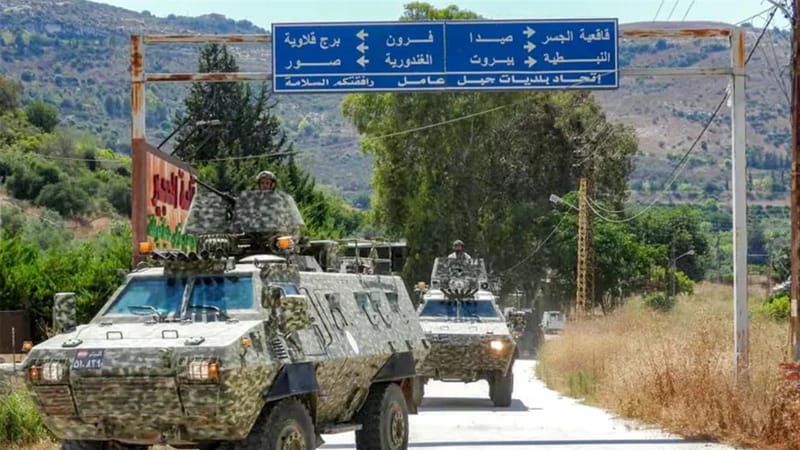 الجيش اللبناني يبدأ انتشاره في الجنوب