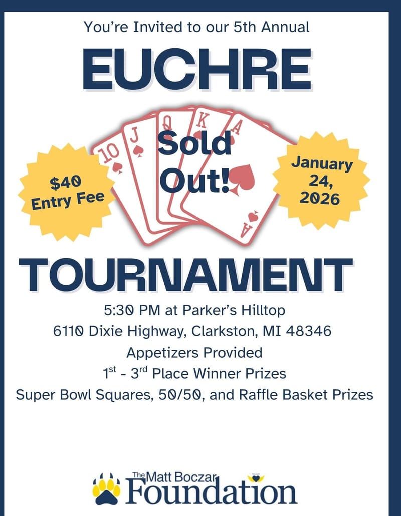 5th Annual Euchre Tournament