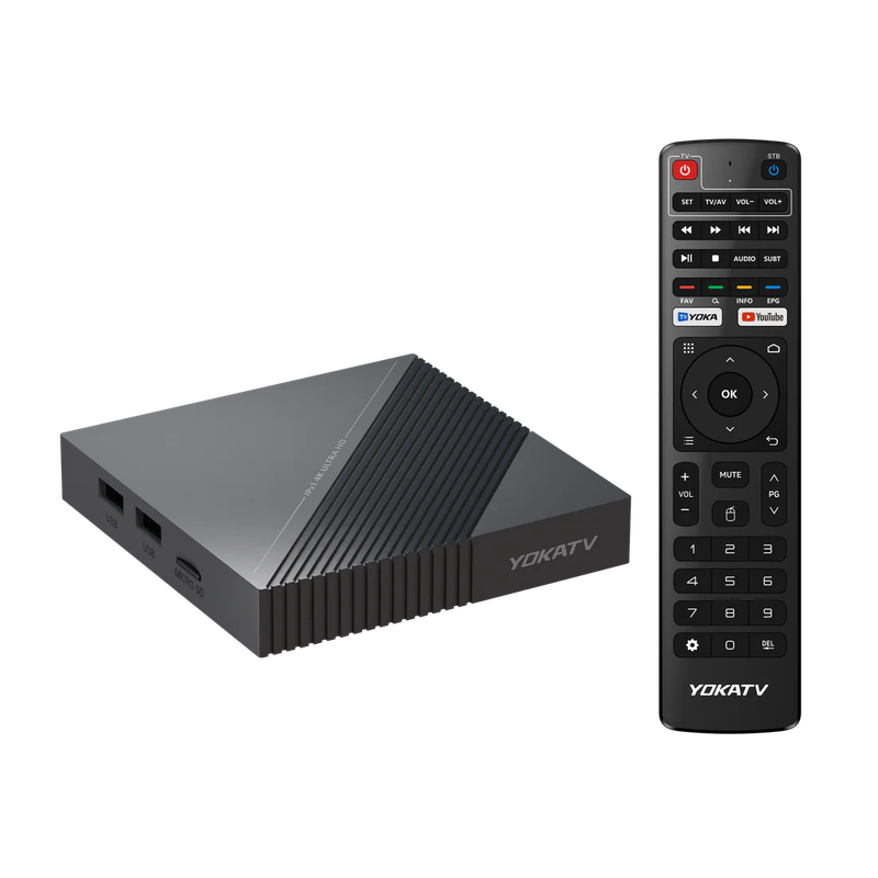 Аренда YOKATV IPx1 4K — Android TV Box за 15 €/мес