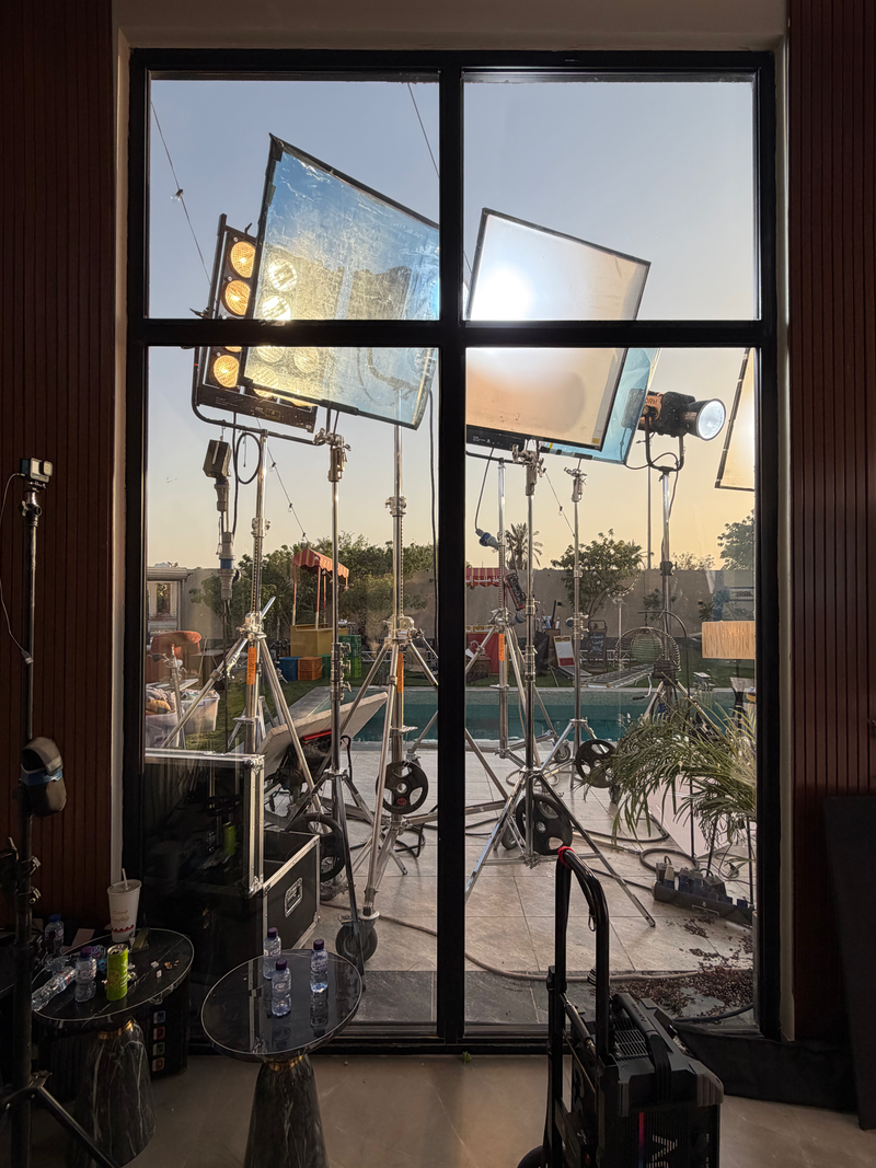 لقطات من مرحلة التصوير