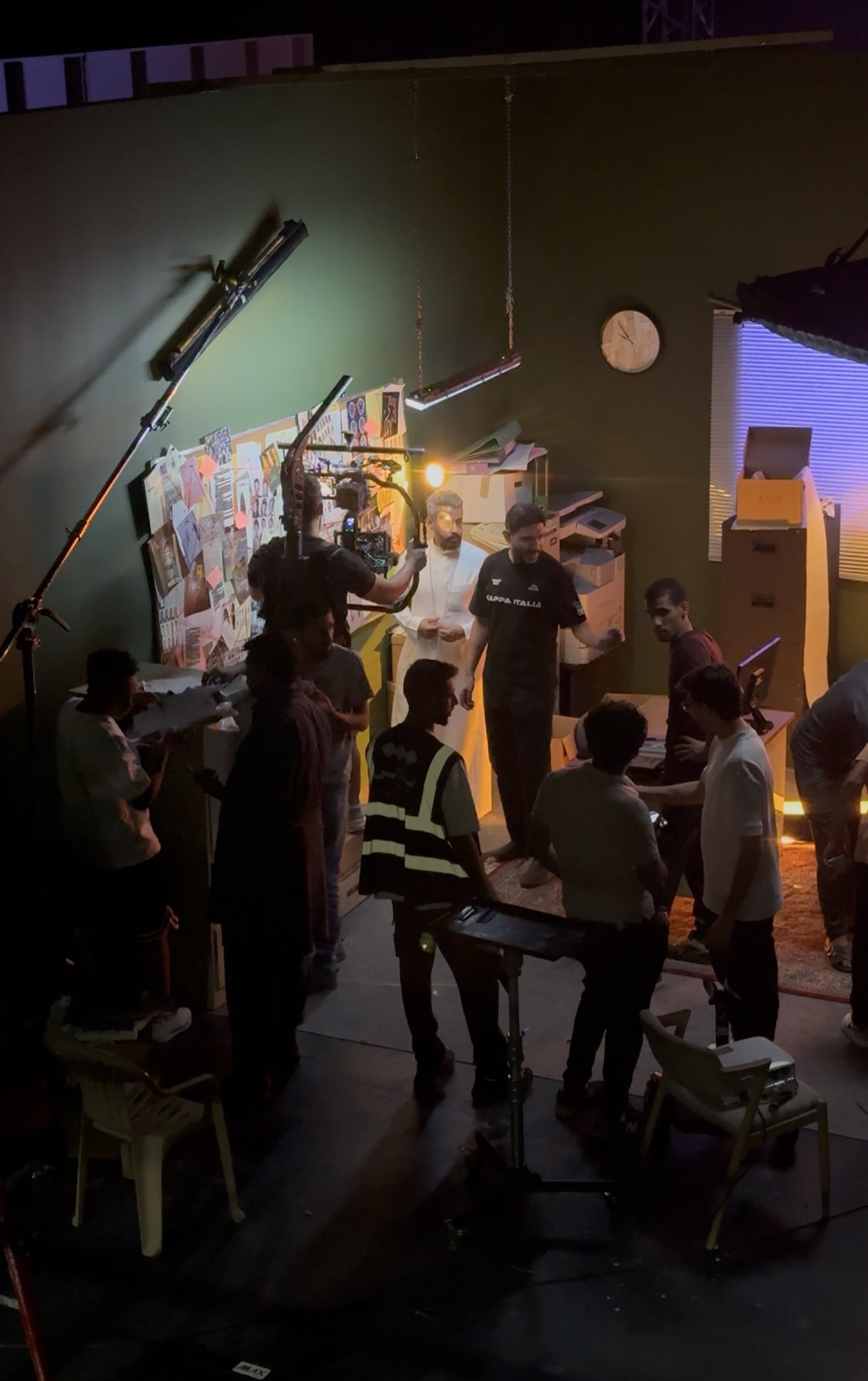 Behind the scenes with BTS