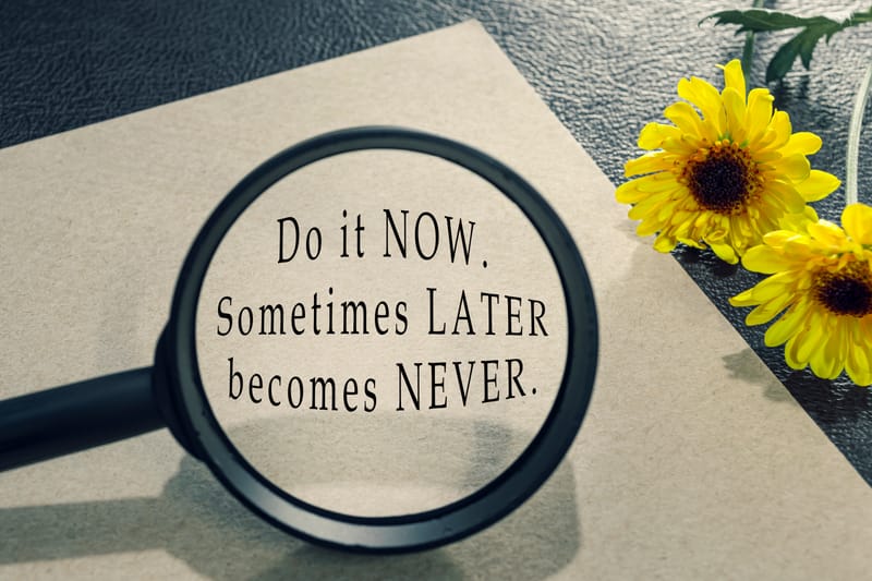 Waarom je blijft uitstellen                   - en hoe één kleine stap alles verandert