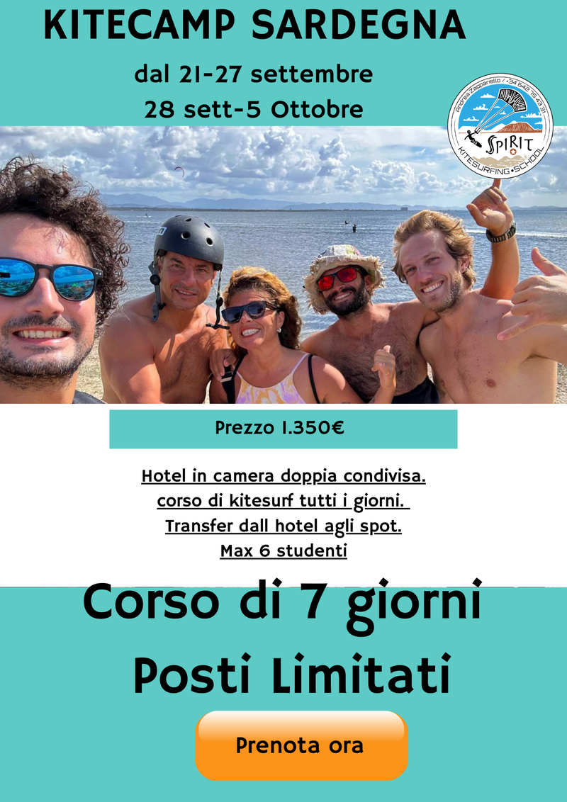 KITECAMP sardegna Settembre/ Ottobre 2025
