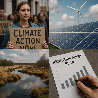 Der Spätsommer 2025: zwischen Renaturierung, Klimapolitik und Systemumbau