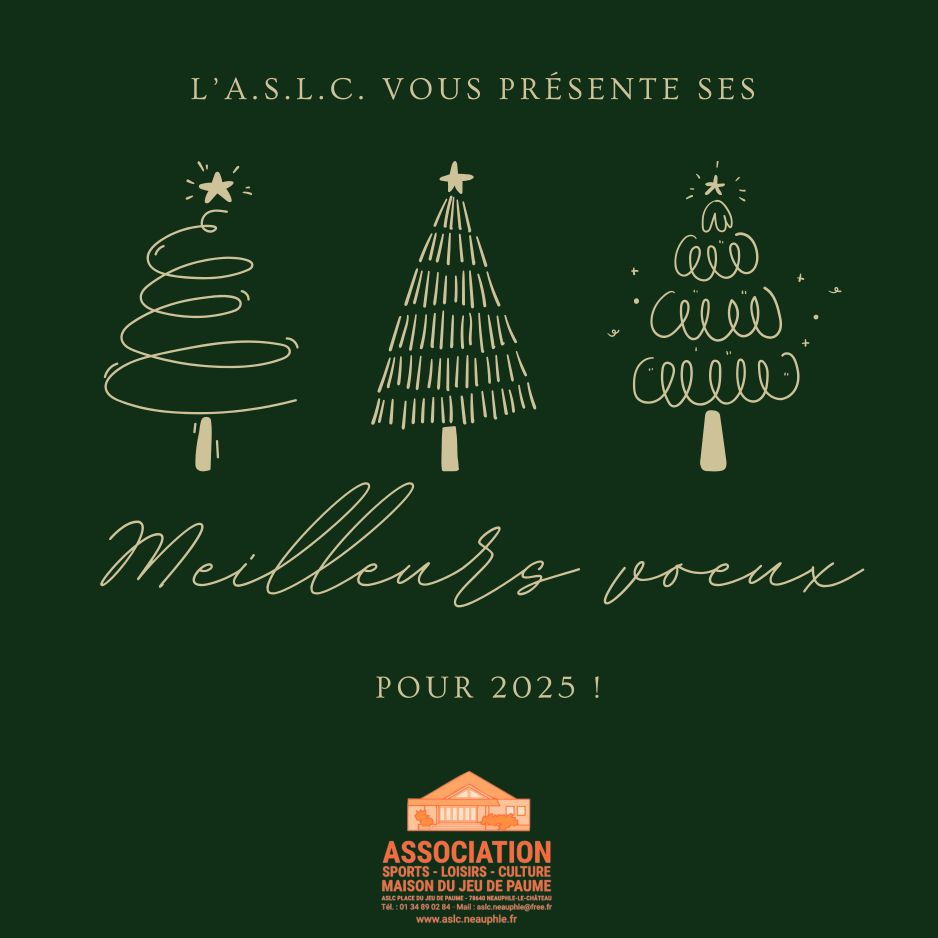 Meilleurs vœux 2025
