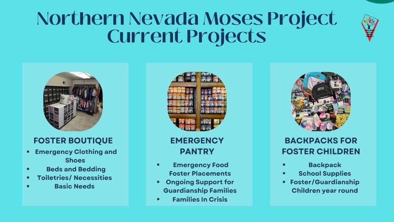 Foster Boutique, Emergency Food Pantry, Back Packs For Foster Children