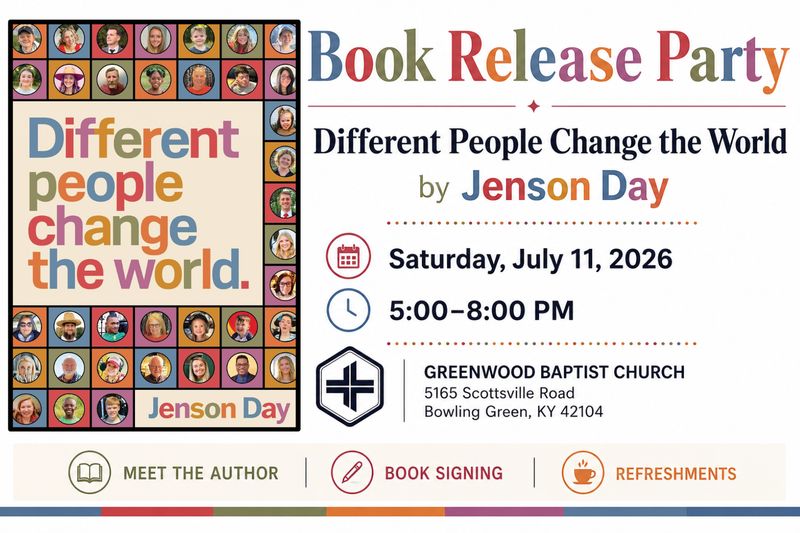Different people change the world book release party