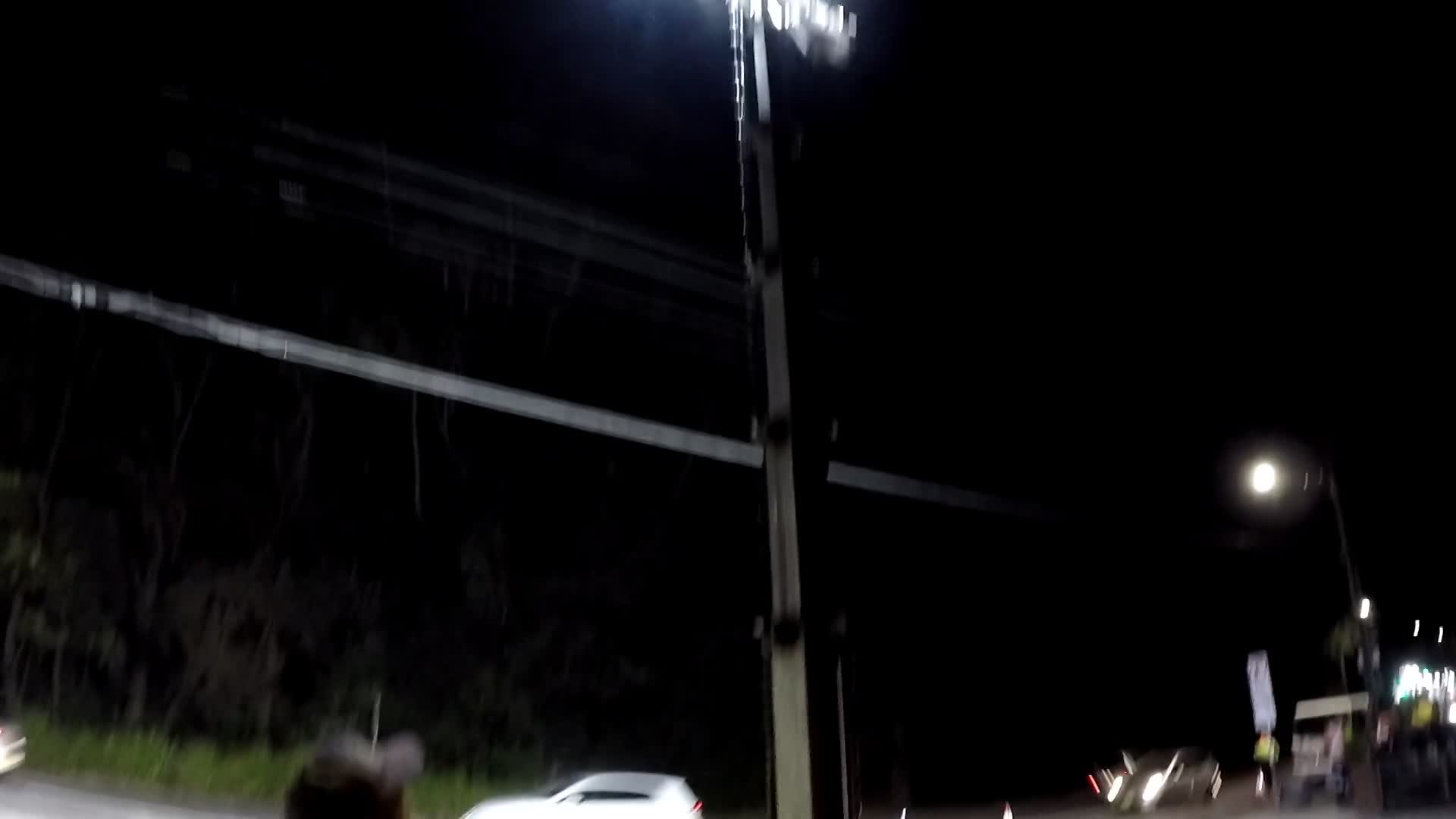 Major Road Repair at Night