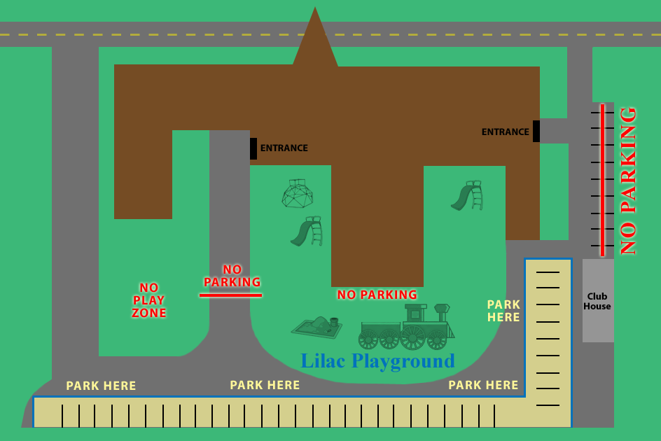 Lilac Children's Garden Parking Map