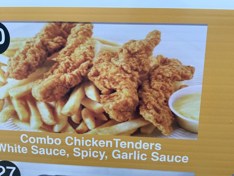 Combo chicken Tenders