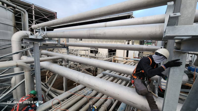 התקנת צנרת בקטרים מ 8 צול ועד 24 צול 