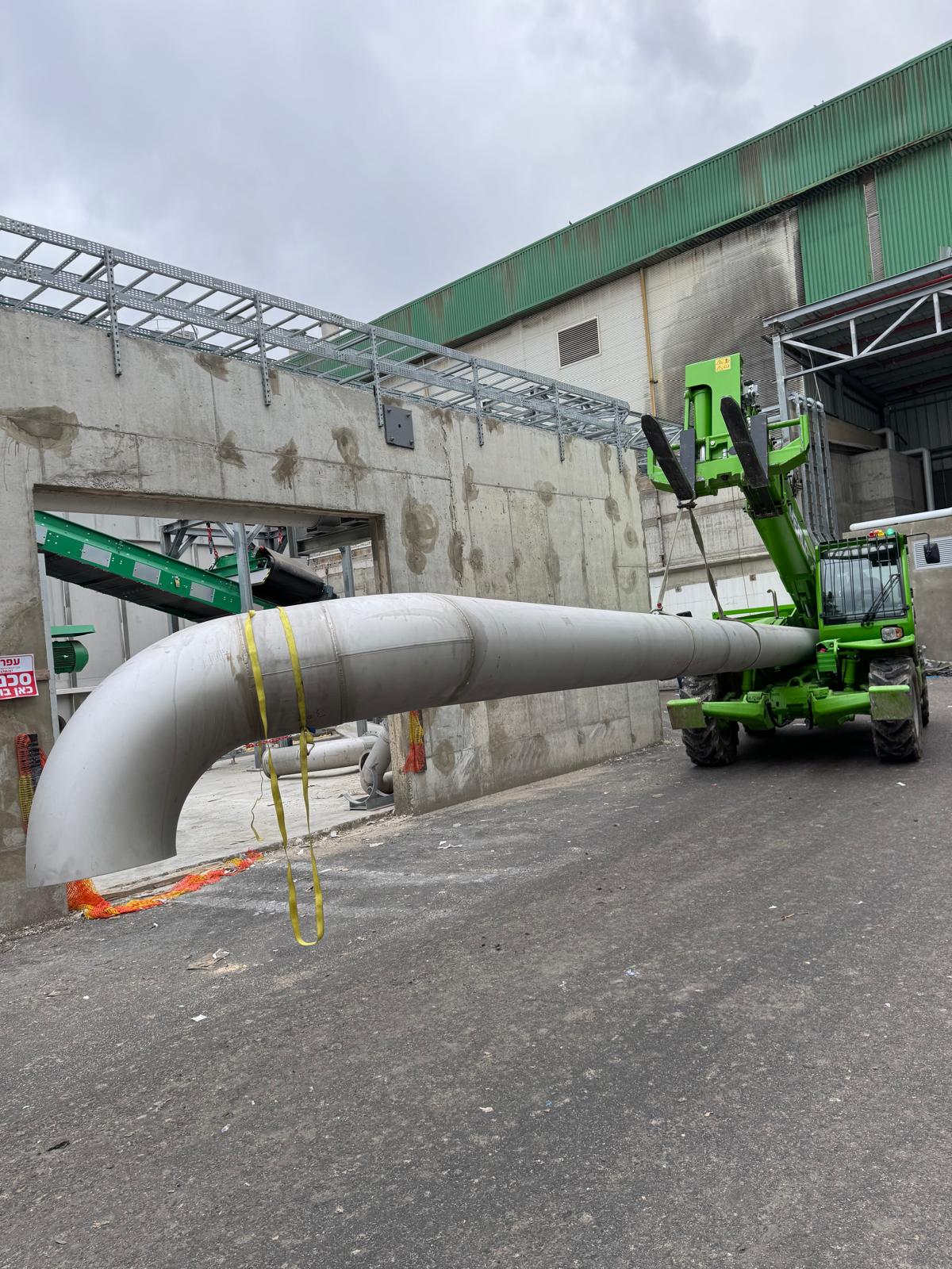 Installation von Rohrleitungen mit Durchmessern von 8 Zoll bis 24 Zoll