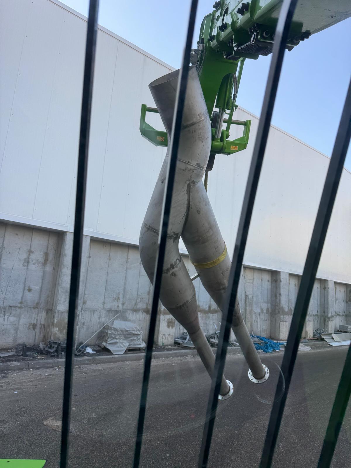 Installation von Rohrleitungen mit Durchmessern von 8 Zoll bis 24 Zoll