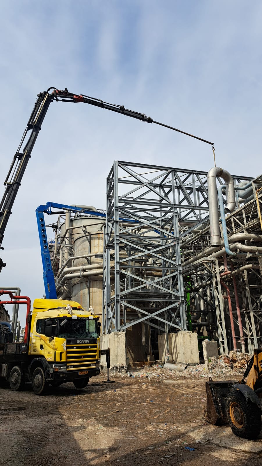 Installation von Rohrleitungen mit Durchmessern von 8 Zoll bis 24 Zoll