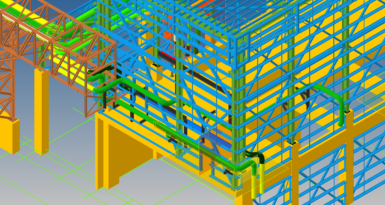 Installation von Rohrleitungen mit Durchmessern von 8 Zoll bis 24 Zoll