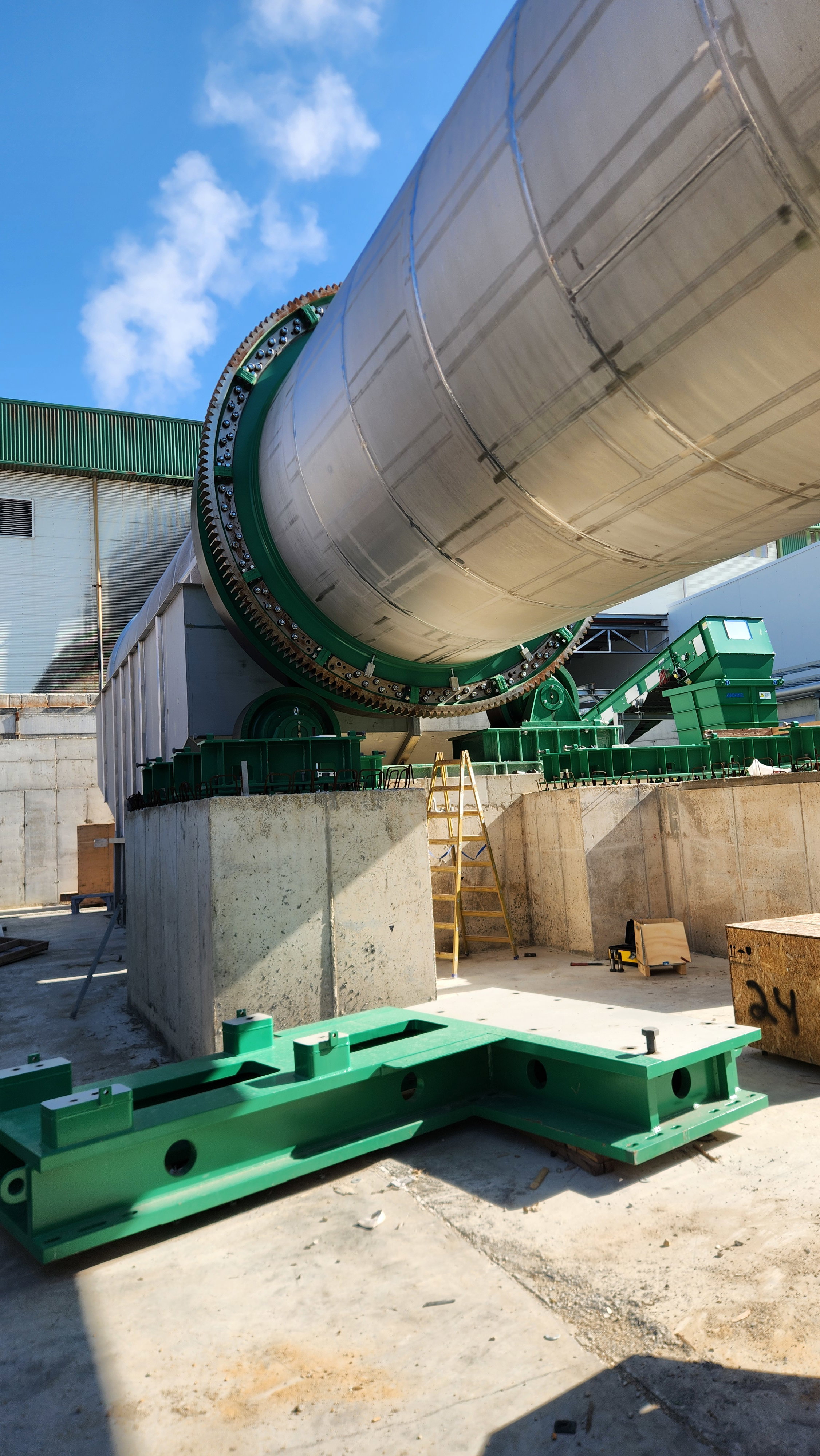 Installation mechanischer Geräte