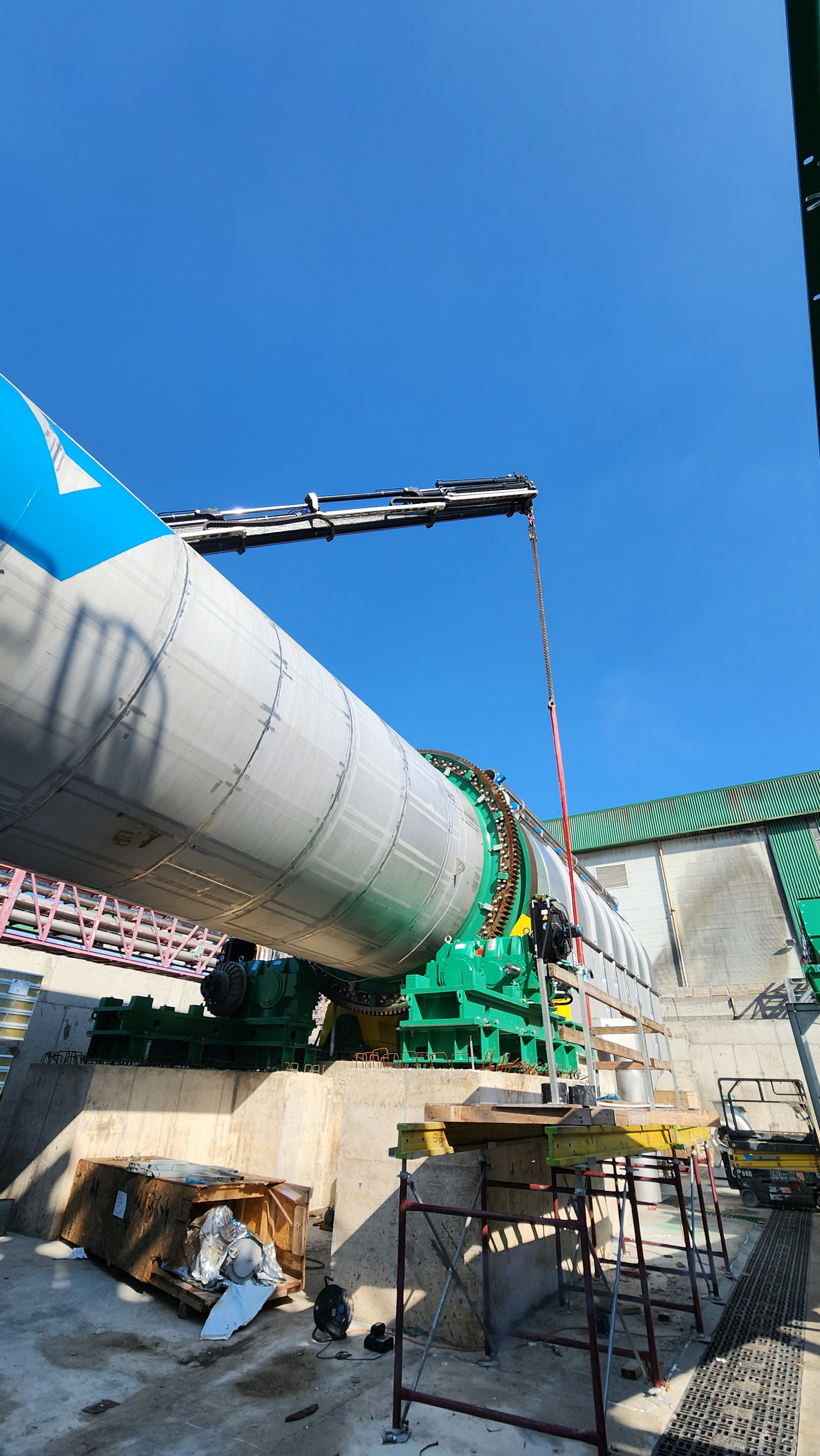 Installation mechanischer Geräte