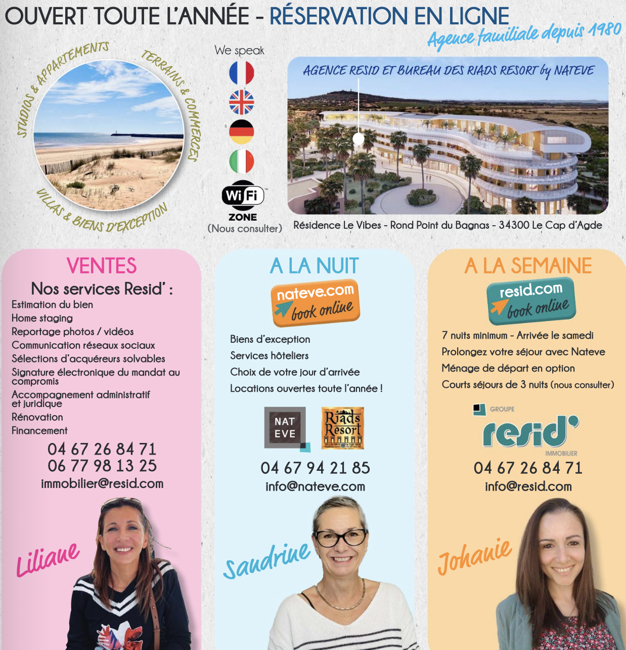 Reservation/rental contact
