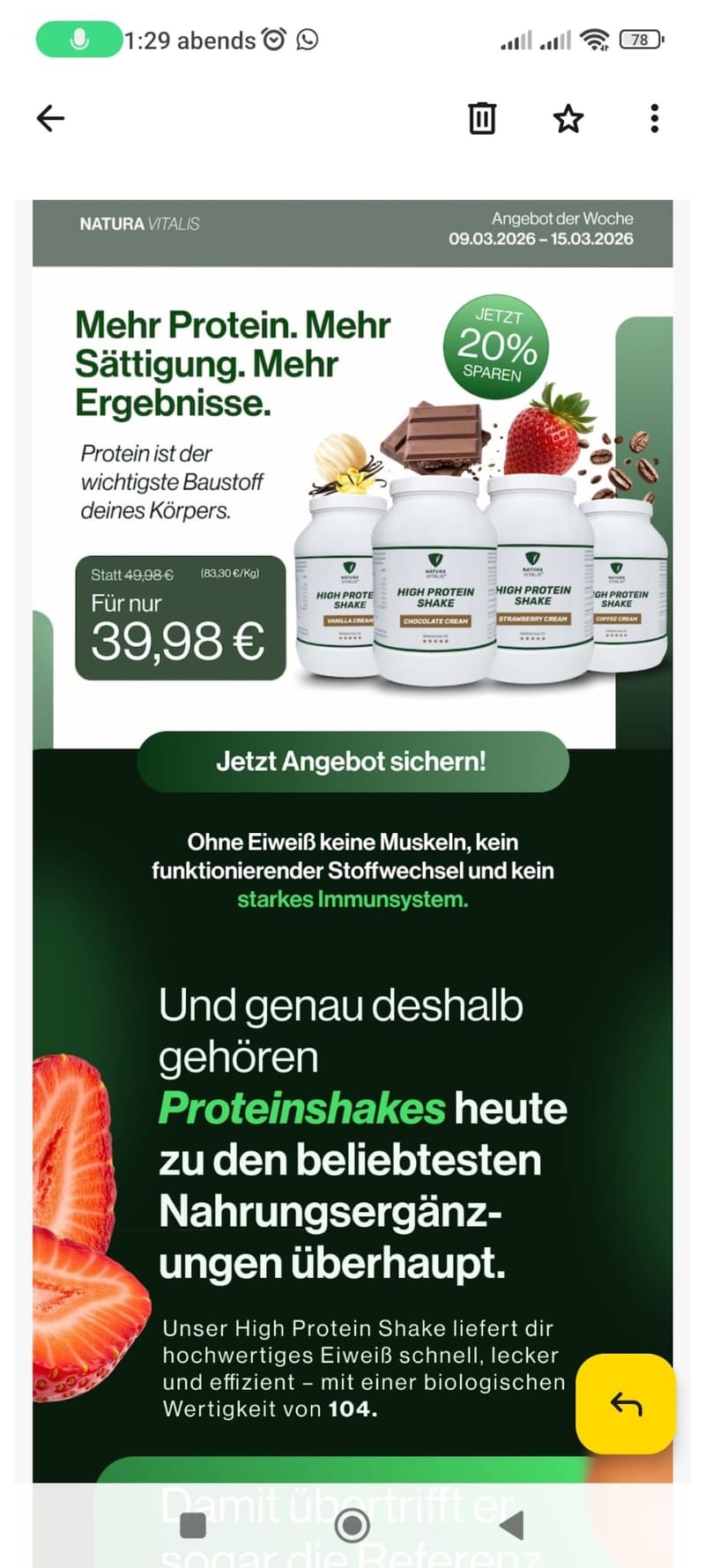 BERATUNG Nahrungsergänzung