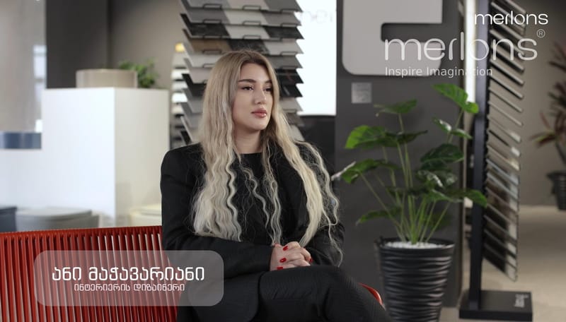 "𝗩𝗶𝘁𝗿𝗔-ში გამოვარჩევდი ტექნიკურ მახასიათებლებს, გამძლეობას და ხარისხს, აქ ვხვდებით ფართო ასორტიმენტს, რომელიც მოერგება ნებისმიერ თქვენს დიზაინს" - ანი მაჭავარიანი , ინტერიერის დიზაინერი AM Interior Studio