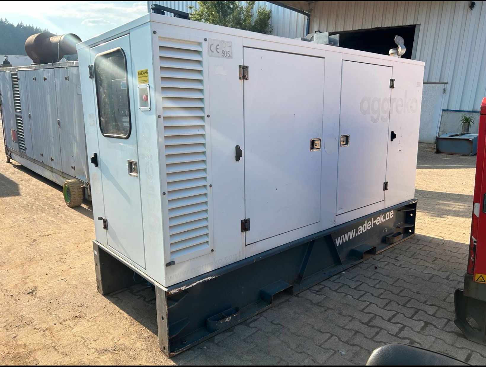 Aggreko Cummins 125 KVA Stromaggregat Notstromaggregat BHKW