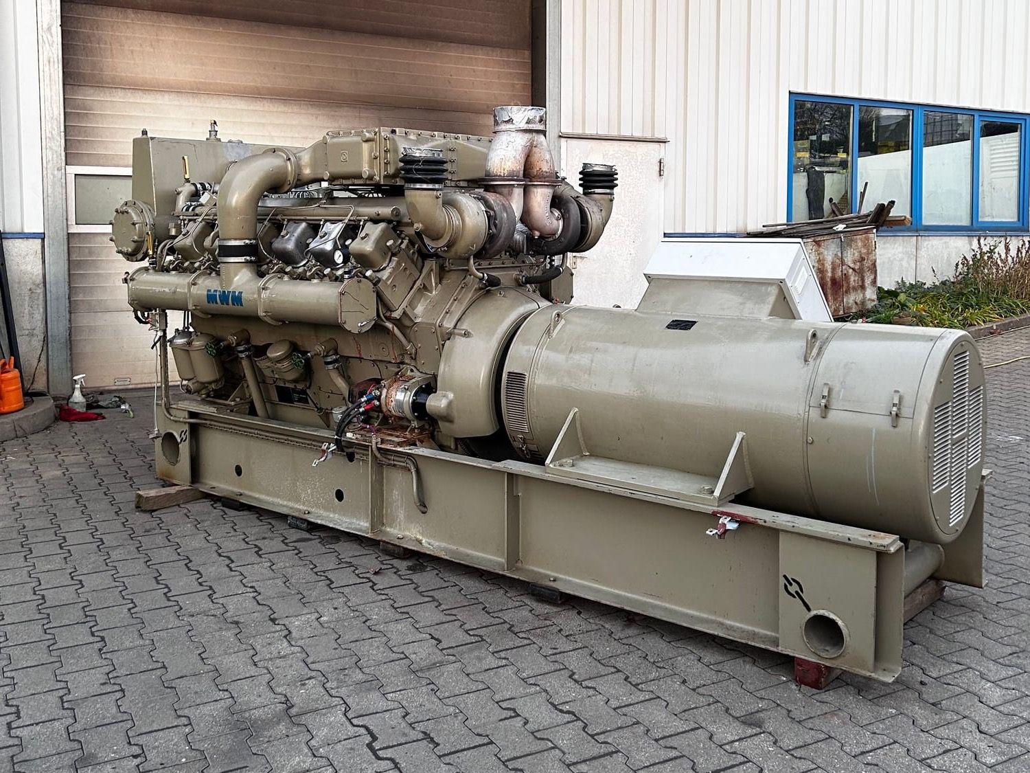 MWM 700 KVA Stromaggregat Notstromaggregat BHKW Stromerzeugung