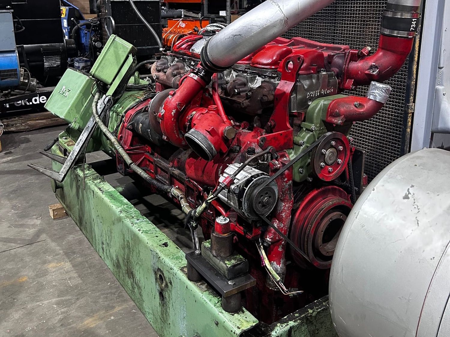 MAN 160 KVA Stromaggregat Notstromaggregat BHKW Stromgenerator