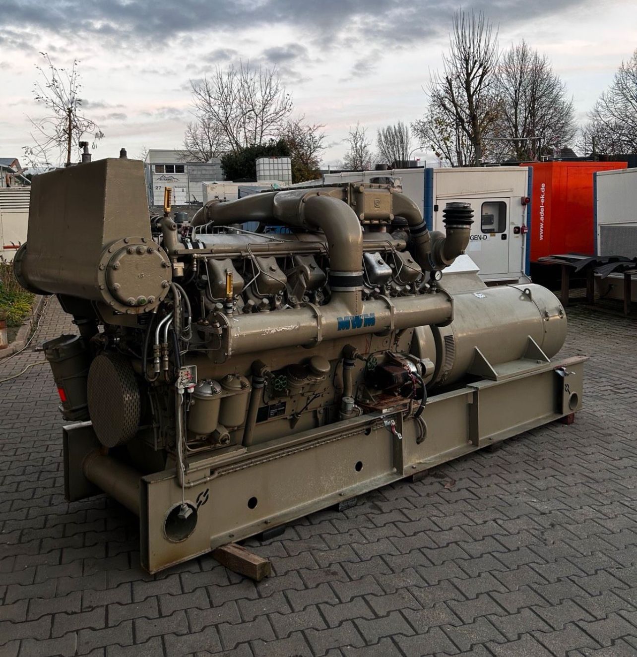 MWM 700 KVA Stromaggregat Notstromaggregat BHKW Stromerzeugung