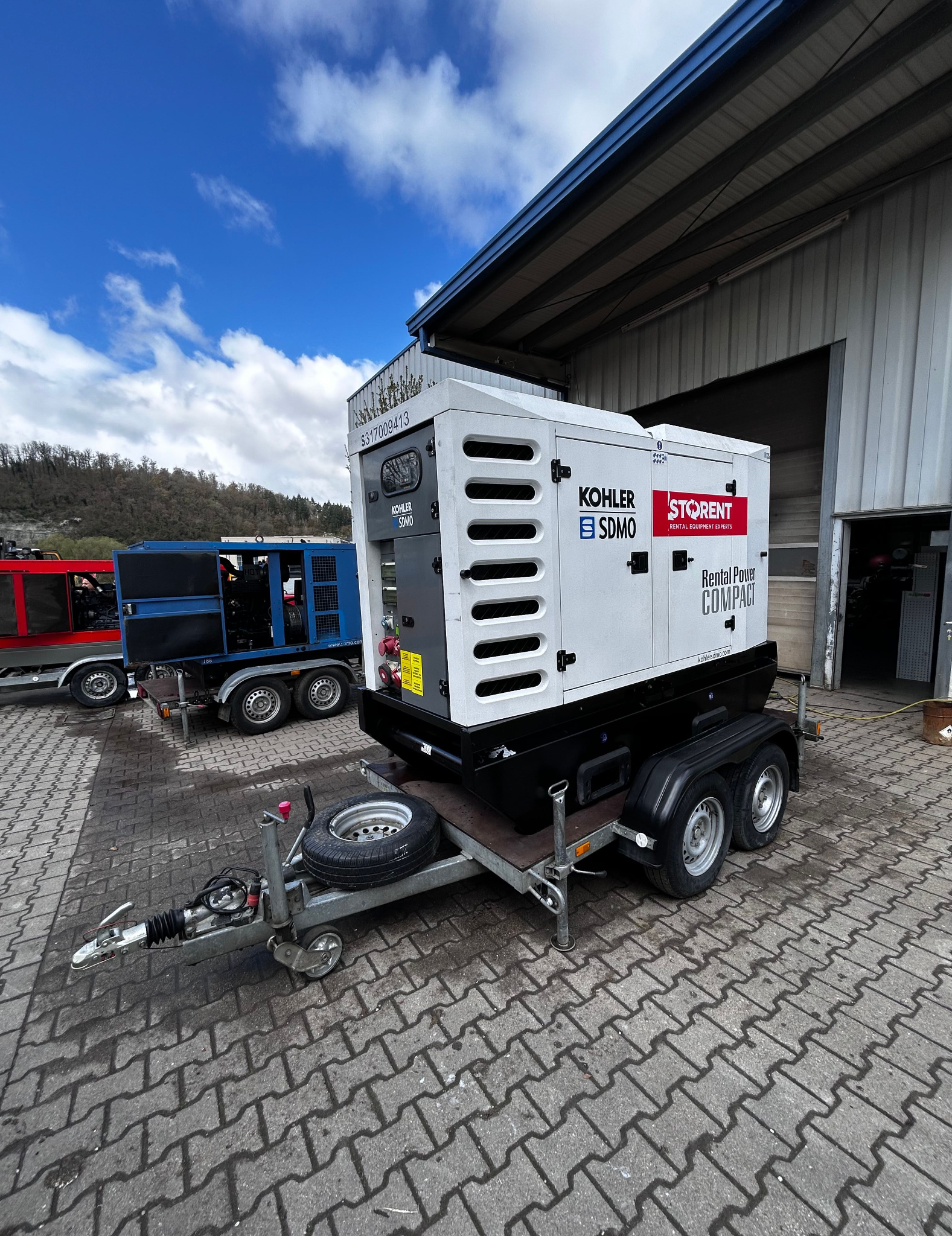 SDMO John Deere 120 KVA Stromaggregat Notstromaggregat BHKW Stromerzeugung