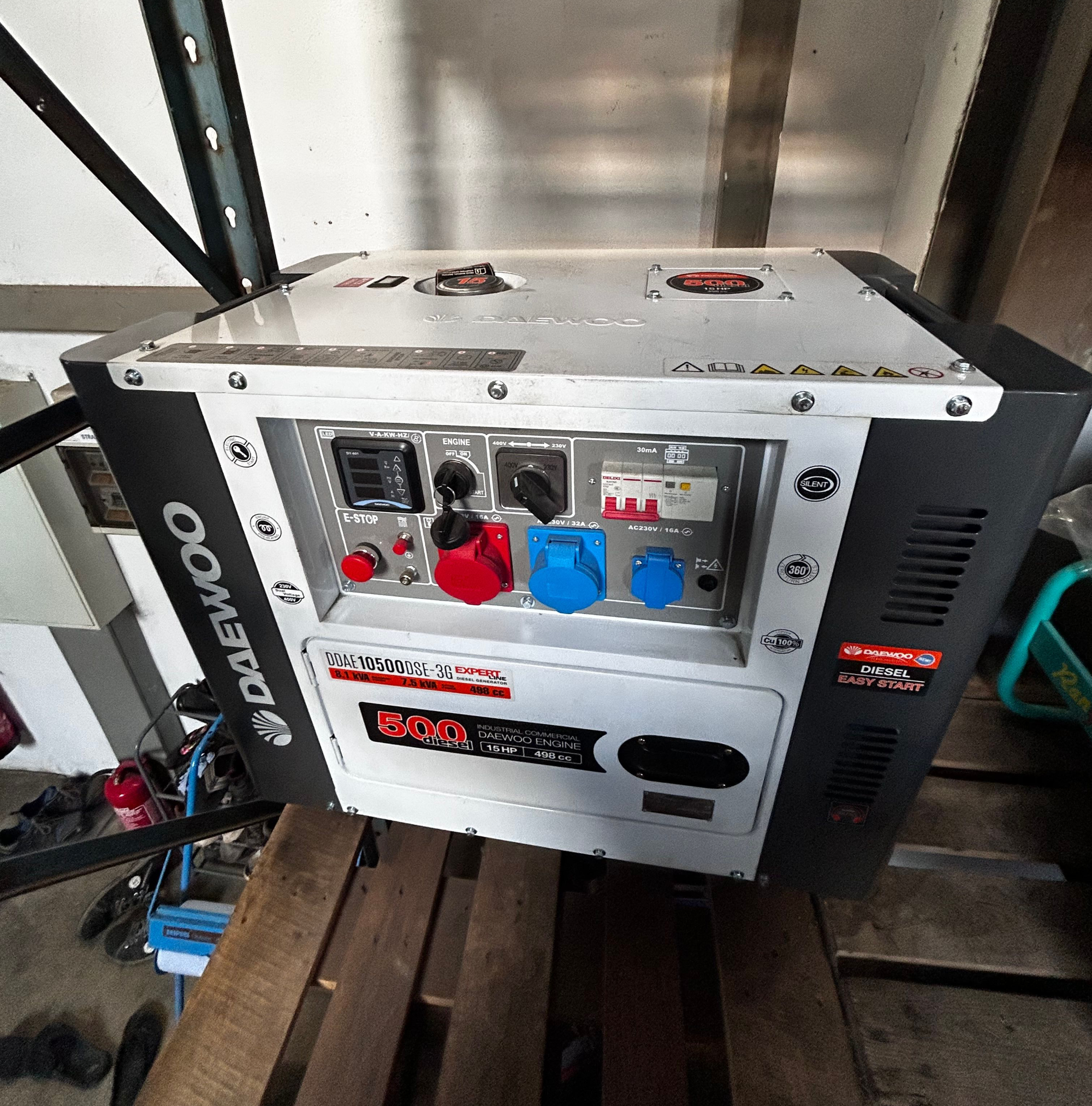 Daewoo 8 KVA Stromaggregat