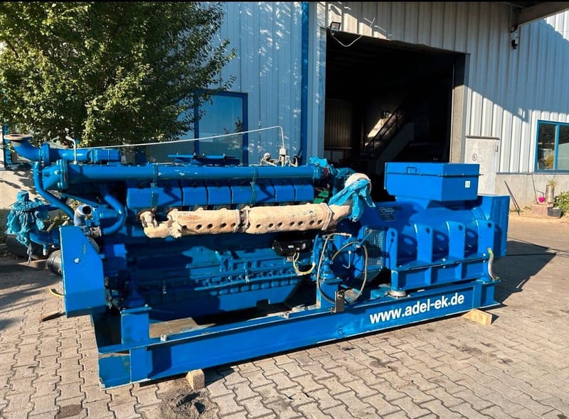 Deutz 950 KVA Stromaggregat Notstromaggregat BHKW Stromerzeugung