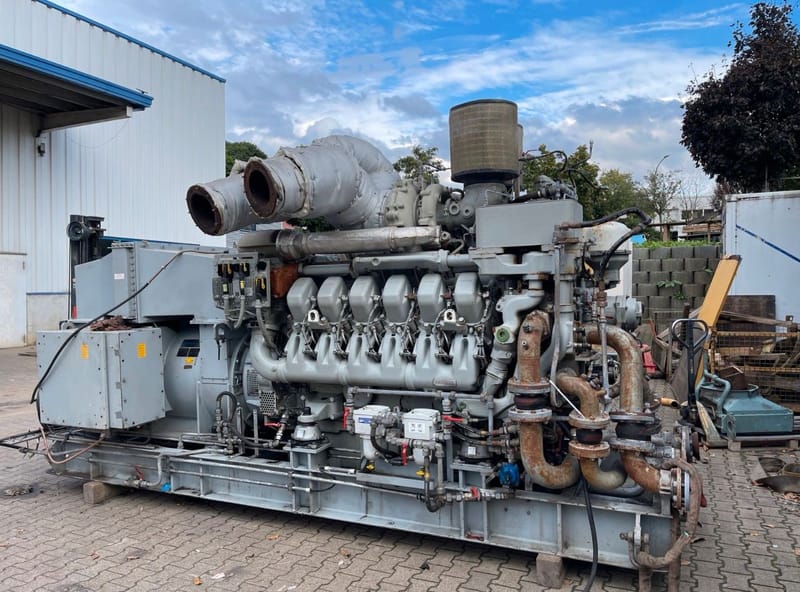MTU 1937 KVA Stromaggregat Notstromaggregat BHKW Stromerzeugung