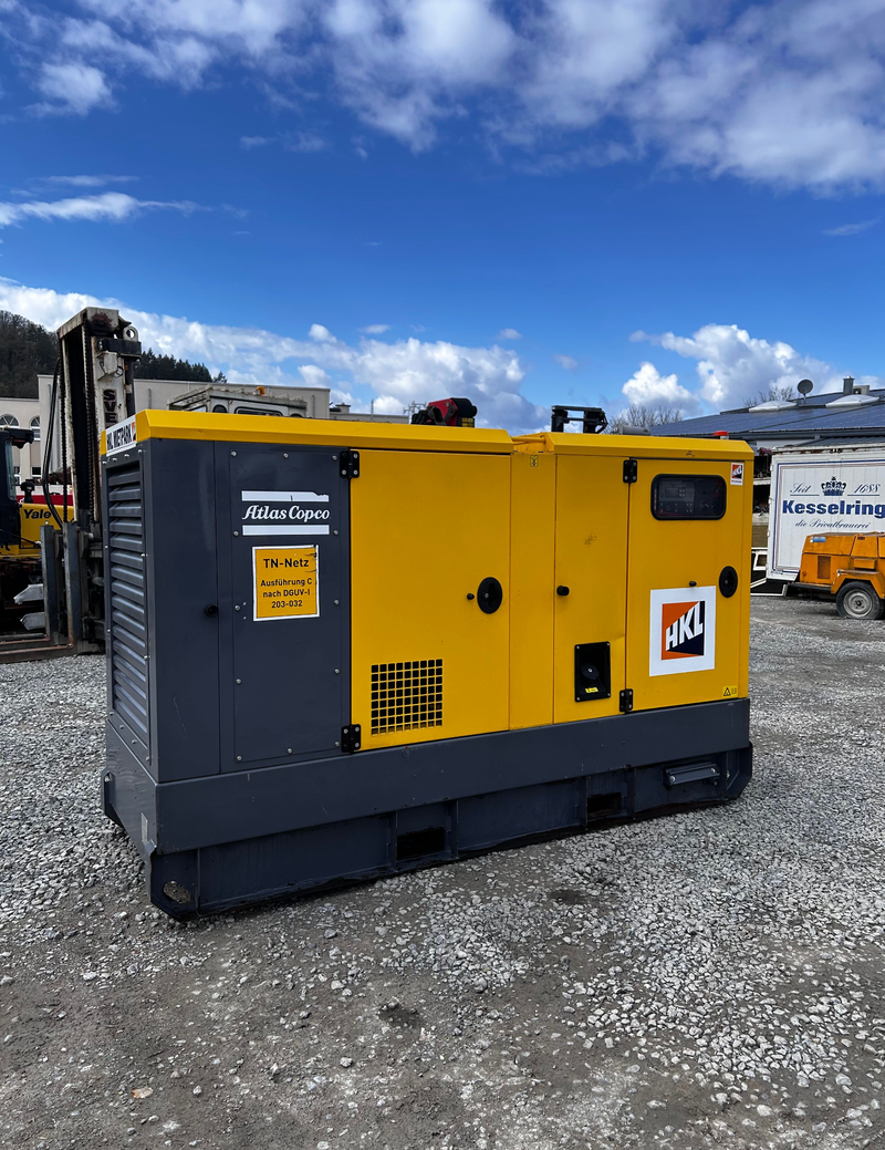 Atlas Copco John Deere 100 KVA Stromaggregat Notstromaggregat BHKW Stromerzeugung