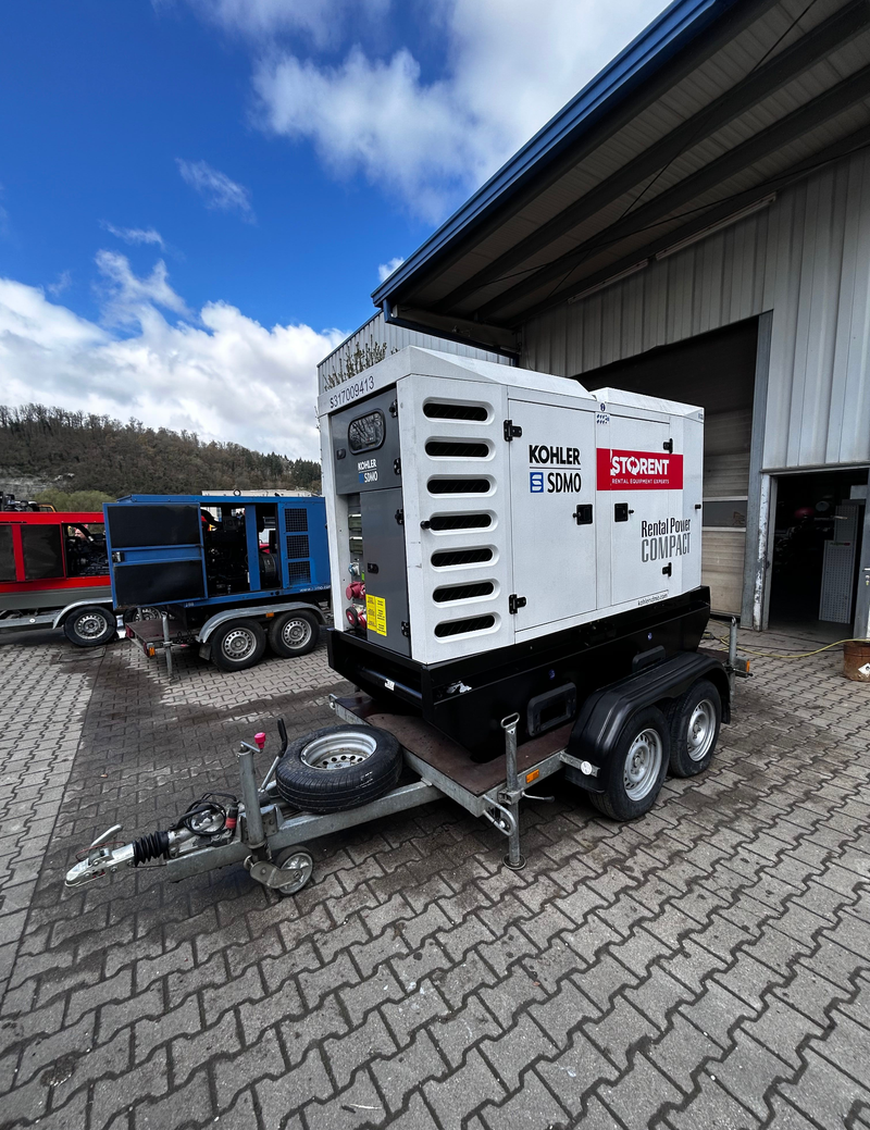 SDMO John Deere 120 KVA Stromaggregat Notstromaggregat BHKW Stromerzeugung