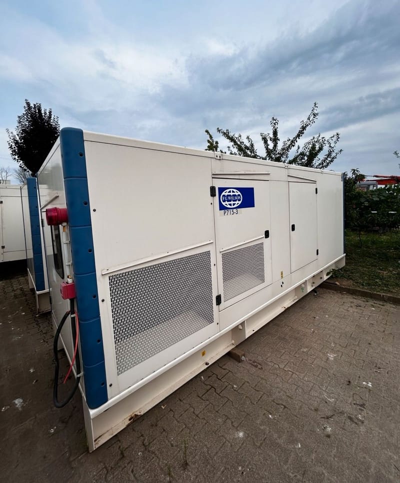FG Wilson 715 KVA Stromaggregat BHKW Notstr