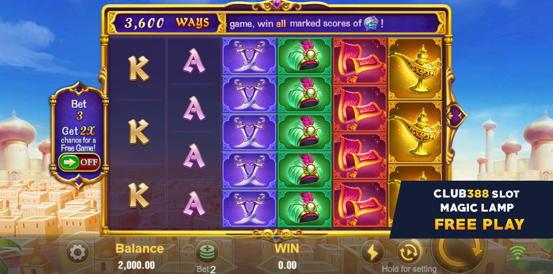 7 Magic Lamp Slot Game Jili - Club388 (1)