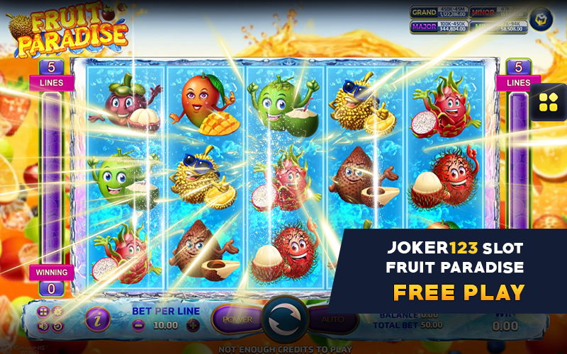 2 Fruit Paradise Slot Game from Joker123 Myanmar (2)