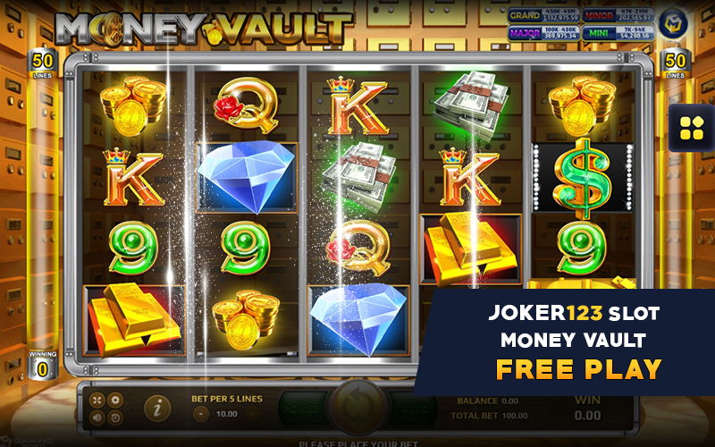  Money Vault Slot Game from Joker123 Myanmar 