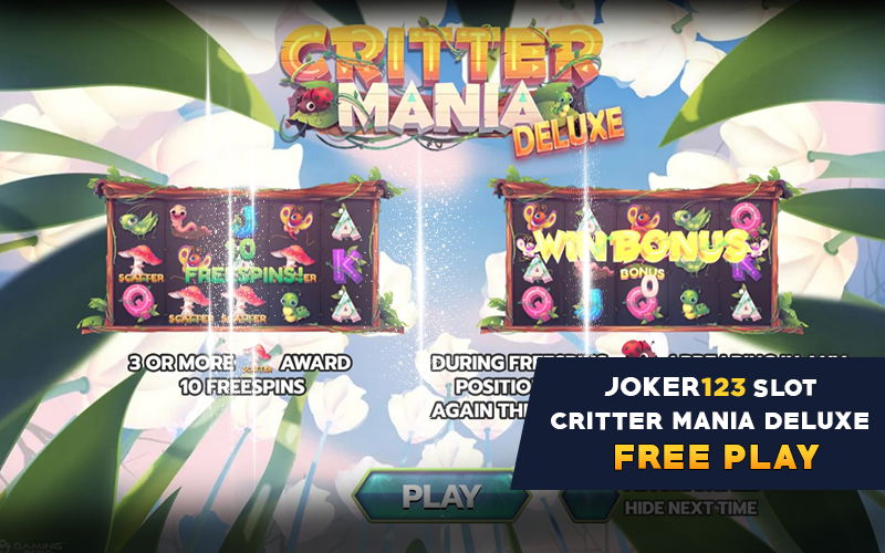 4 Critter Mania Deluxe Slot Game from Joker123 Myanmar (3)