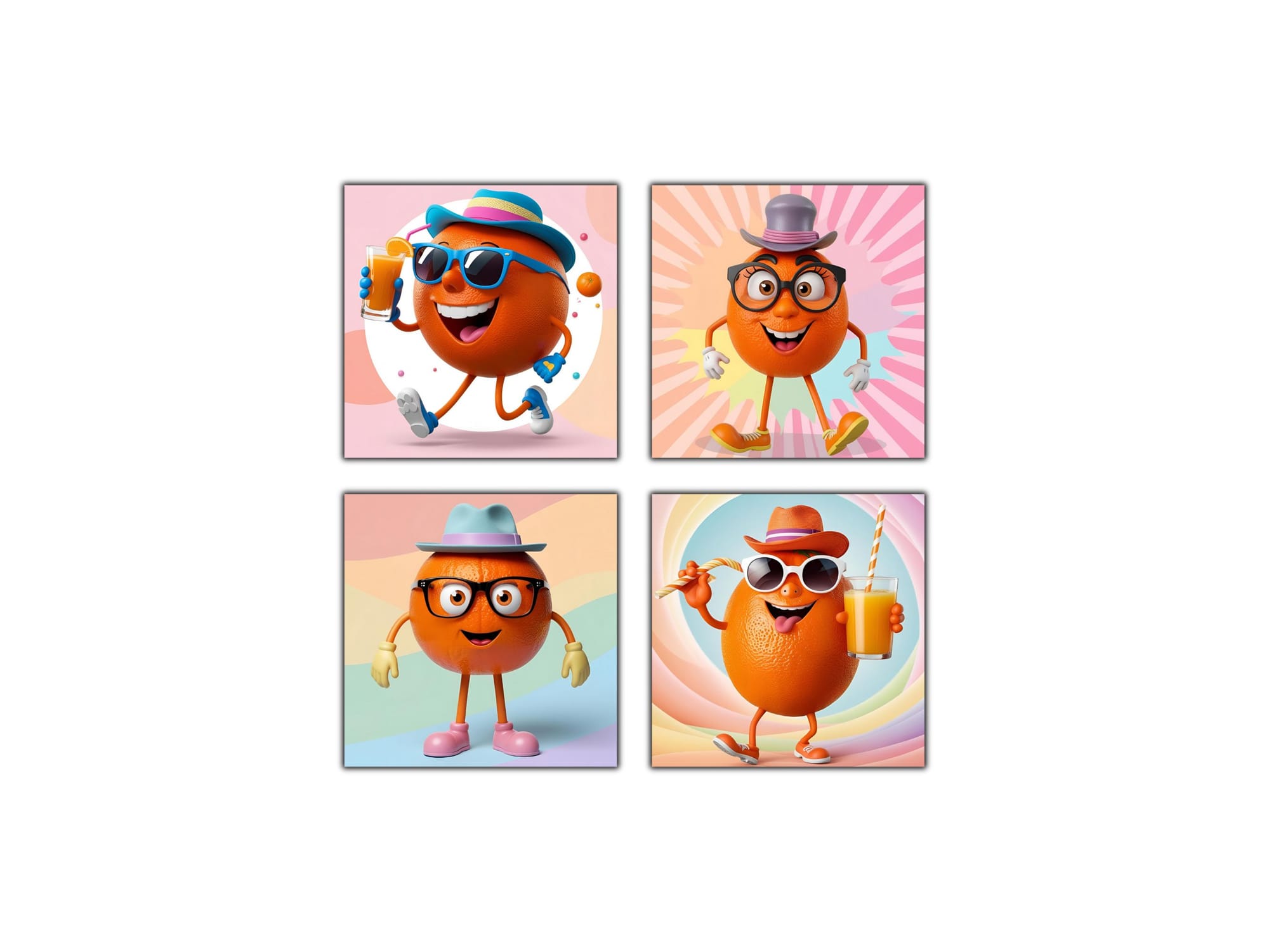 מגנטים תפוזים מצחיקים