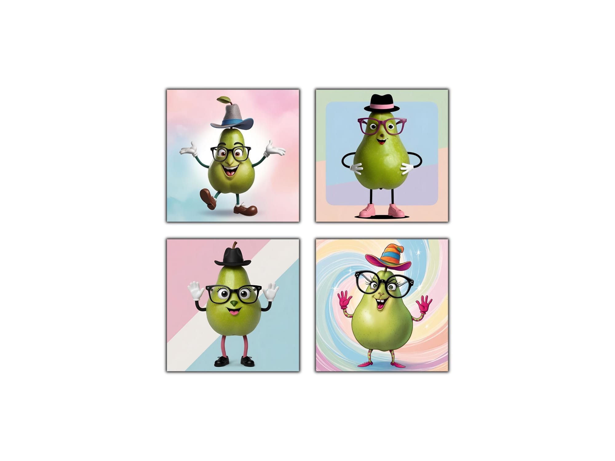 מגנטים אגסים מצחקים